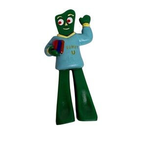 Vintage Gumby School Sweater Figurine 1989 Prema Toy